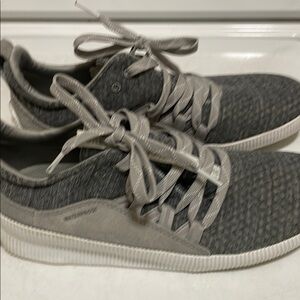 Sorel Gray and White Athletic Shoes with Breathable Mesh